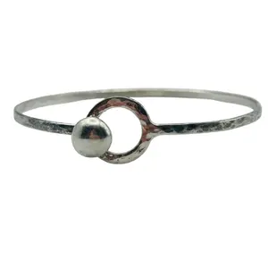 Parker Sterling Latched Bangle Bracelet