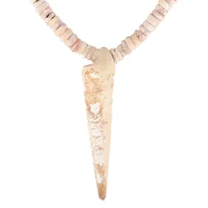Vintage Beaded Shell Necklace