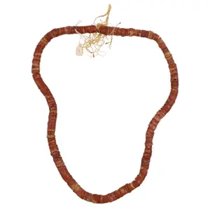Vintage African Bauxite Trade Bead Necklace