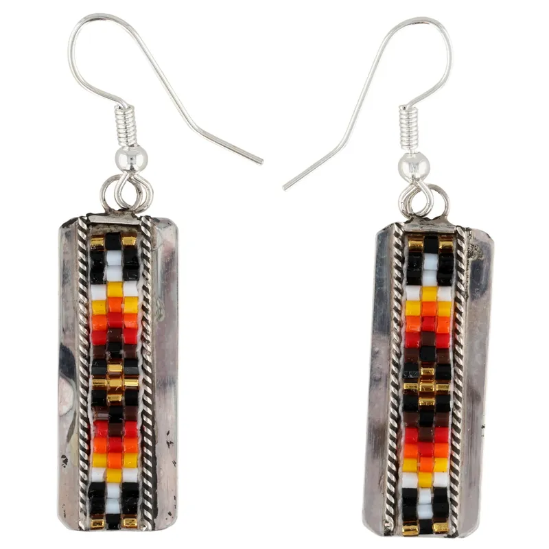 Lucille Romone Navajo Sterling Microbead Earrings from auction in Ravenna, Ohio — image 18
