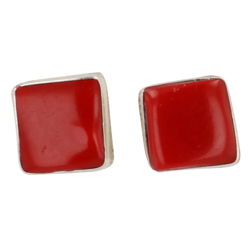 Angie Rosetta Zuni Sterling Coral Earrings from auction in Ravenna, Ohio — image 36
