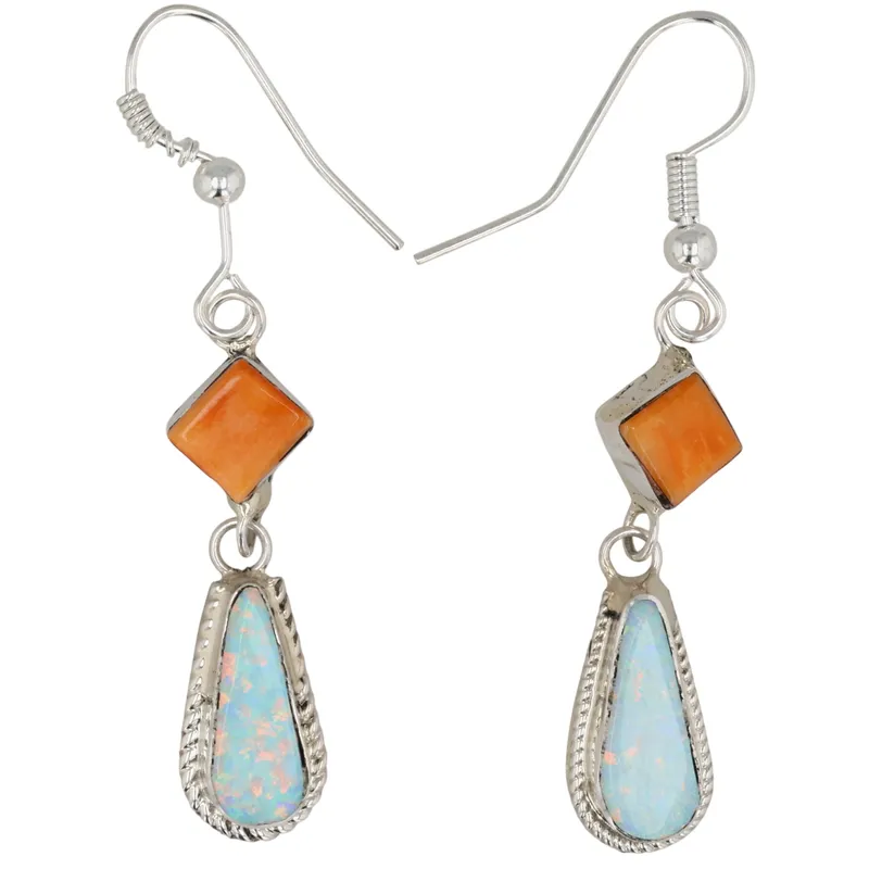 Victor Thompson Navajo Sterling Multi-Stone Earrings from auction in Ravenna, Ohio — image 35