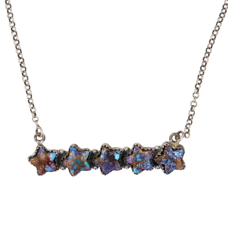 HaDa Collection Sterling Purple Mojave Star Necklace from auction in Ravenna, Ohio — image 41