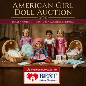 American Girl Doll Auction | Pleasant Company Dolls, Outfits, Furniture & Accessories – Best Estate Services