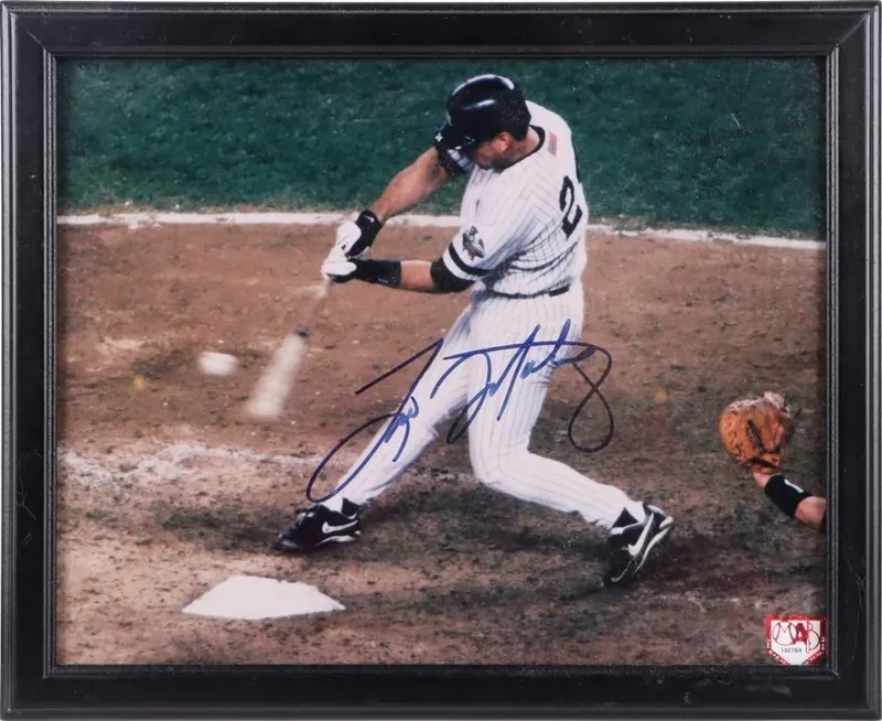 NYY TINO MARTINEZ AUTOGRAPHED PHOTO COA MAB from auction in Tallahassee, Florida — image 10