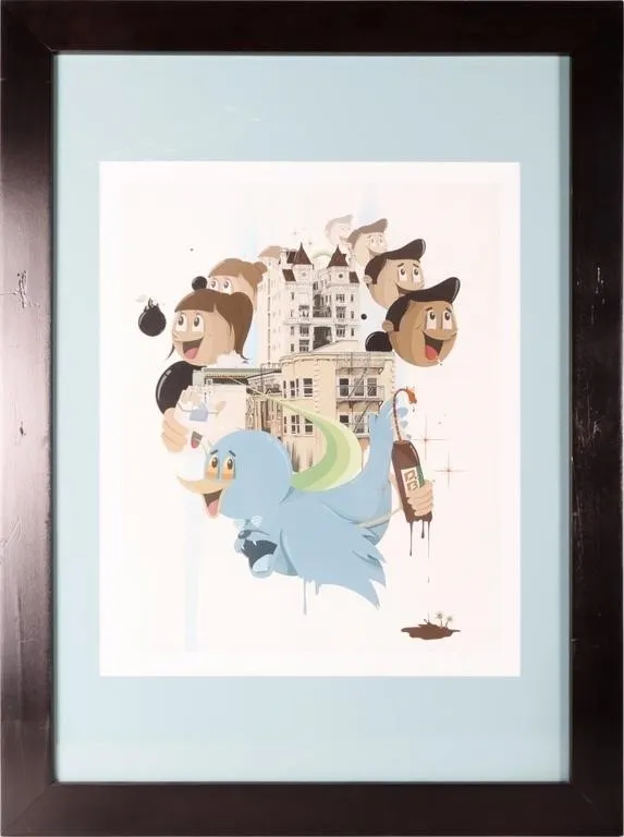 DABS MYLA TAKE ME TO THE SEA FRAMED PRINT 8/30 from auction in Tallahassee, Florida — image 36