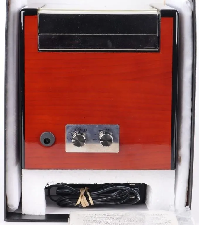 WATCH WINDER LACQUERED CHERRY WOOD W/ BOX from auction in Tallahassee, Florida — image 38