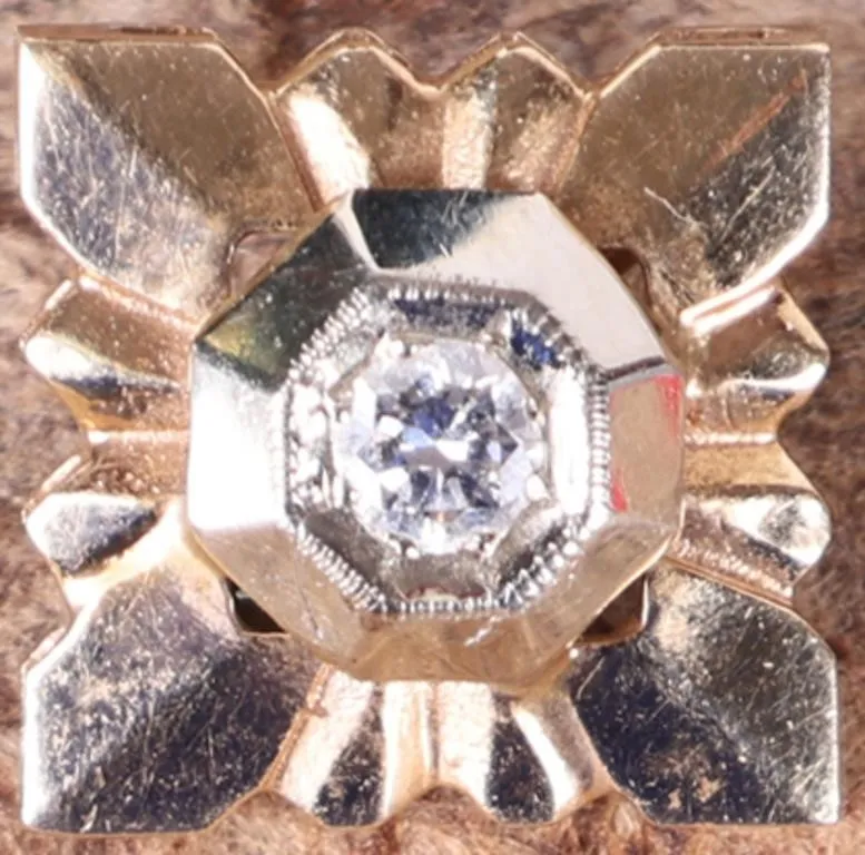 VINTAGE STYLE 14K  & DIAMOND STAR FLOWER PENDANT from auction in Tallahassee, Florida — image 47
