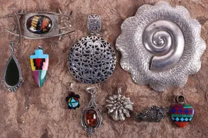 Sw Style Sterling Silver Ladies Pendants (10)