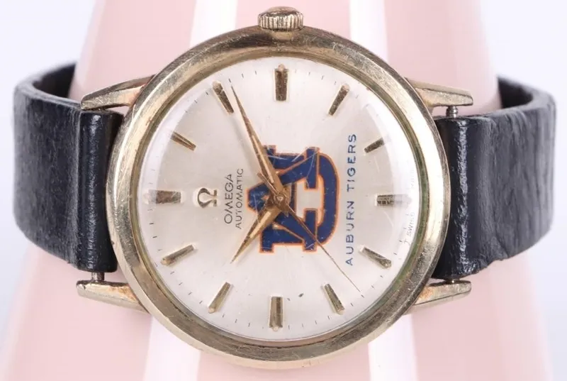 10K GOLD FILLED OMEGA WATCH AUBURN TIGERS FACE from auction in Tallahassee, Florida — image 35