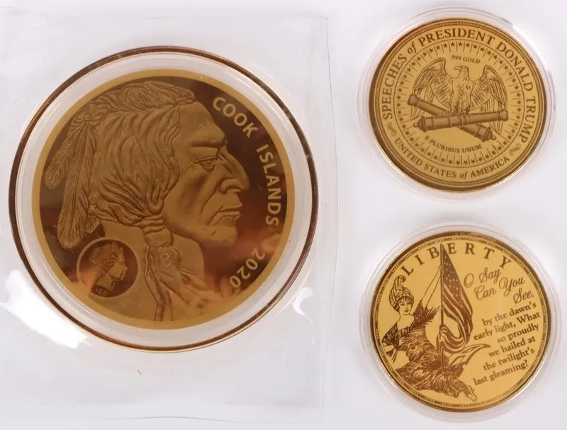 ASSORTED PURE GOLD THIN UNITED STATES COINAGE -(3) from auction in Tallahassee, Florida — image 38