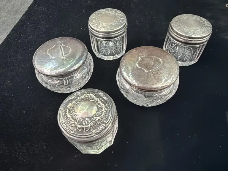 Sterling Trinket Jars from auction in Orange Cit y, Florida — image 27