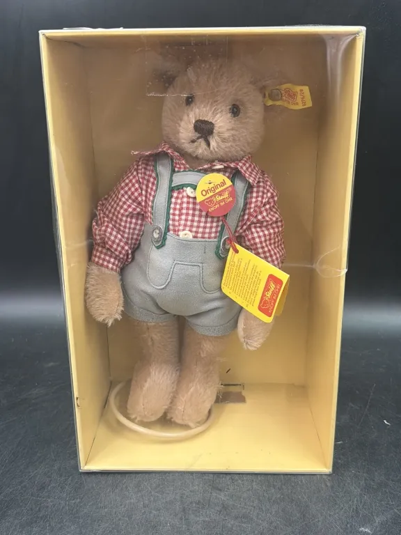 Vintage Steiff Lederhosen Blonde Mohair Teddy Bear from auction in Orange Cit y, Florida — image 41
