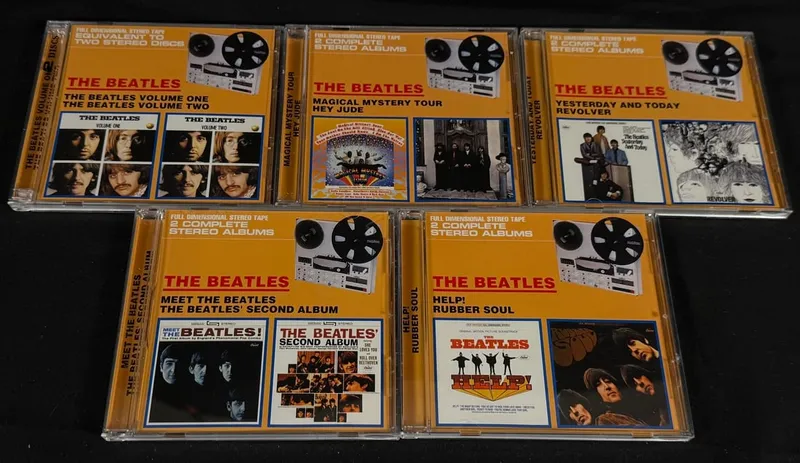 The Beatles Full Dimensional Stereo Tape CD Collection (5 Titles) from auction in MINOA, New York — image 32