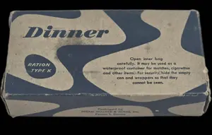 SCARCE WWII K-Ration Dinner Unit, Morale Series
