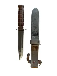 WWII USN / USMC KABAR Mark 2 Fighting Knife