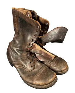 WWII US Airborne Jump Boots, Corcoran Style