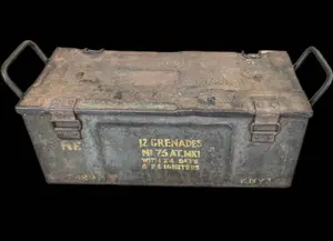 WWII British G70 Hawkins No.75 AT Grenade Box