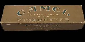 WWI-Era Camel Turkish Blend Cigarette Slide Box