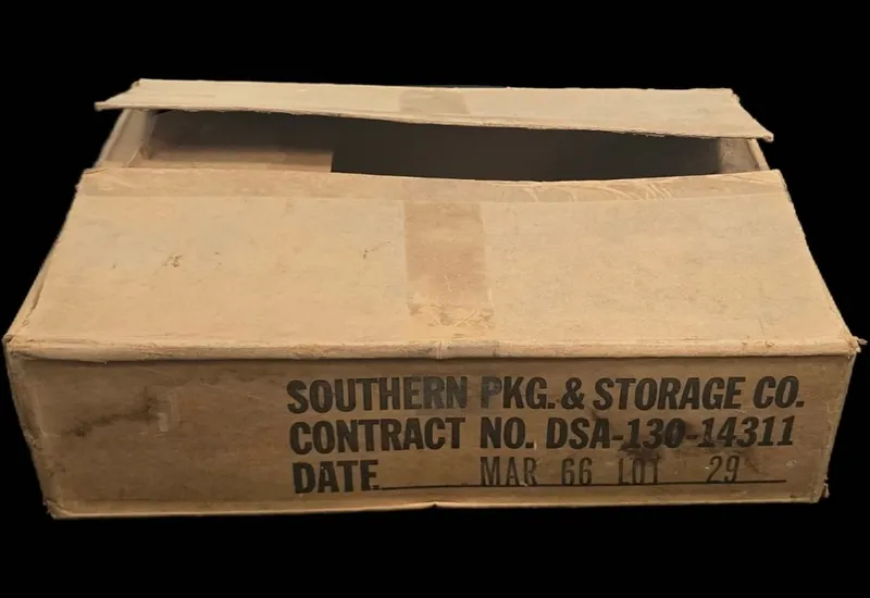 VIETNAM WAR: 1966-Dated MCI C-Ration Shipping from auction in MINOA, New York — image 8