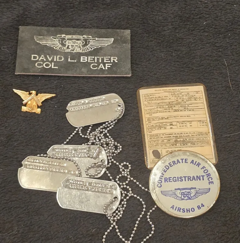 NAMED WWII AAF Grouping: Sgt. David Beiter, 586th from auction in MINOA, New York — image 45