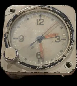 WWII Elgin A-11 8-Day Aircraft Cockpit Clock