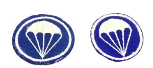 WWII US Parachute Infantry Cap Patches: Matched