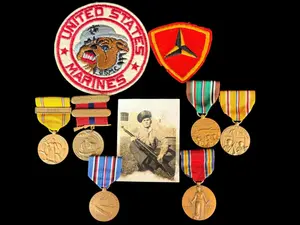 Named WWII USMC Good Conduct group