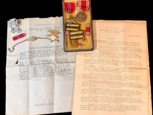 WWII Bronze Star with Citation Group, 80th
