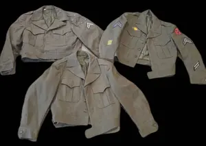 Trio of Ike Jackets - One Named, Occupation Era