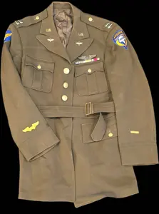Named WWII 11th AAF & Troop Carrier Pilot Tunic