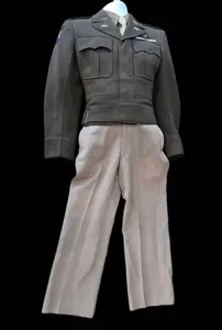 WWII 12th AAF Bullion Wing Ike Uniform Ensemble