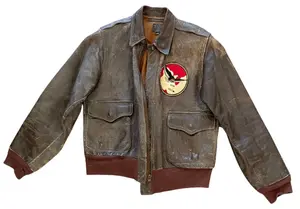 WWII 718th BS Type A-2 Flight Jacket - J.A. Dubow