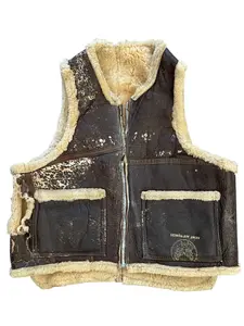 WWII USAAF Type C-3 Sheepskin Flight Vest - AAF