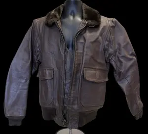 U.S. Navy Type G-1 Leather Flight Jacket - Plain