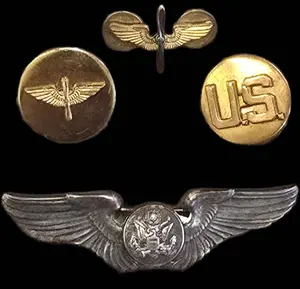 WWII USAAF Wing Group with Field-Repaired Utica