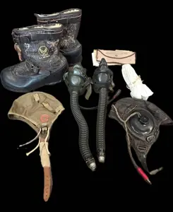 WWII USAAF Flight Gear Lot: A-11, A-9, A-6, A-14