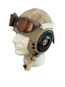 WWII USAAF AN-H-15 Helmet & Early USN Goggles