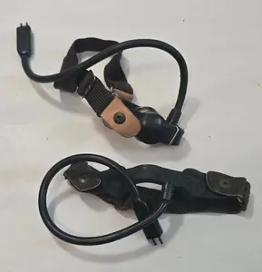 WWII T-30 Throat Mic Pair: Western Electric & UM