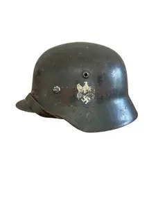 Rare WWII M35 Double Decal Army - Heer Helmet NS62