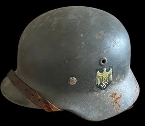 WW2 German Army M40 Double Decal Helmet