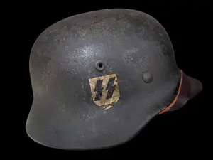 WWII Waffen-SS M40 EF64 Combat Helmet
