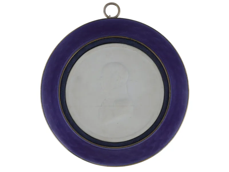 A RUSSIAN IMPERIAL PORCELAIN FACTORY BISCUIT PORCELAIN CAMEO OF FIELD MARSHAL BARCLAY DE TOLLY from auction in New York, New York — image 48