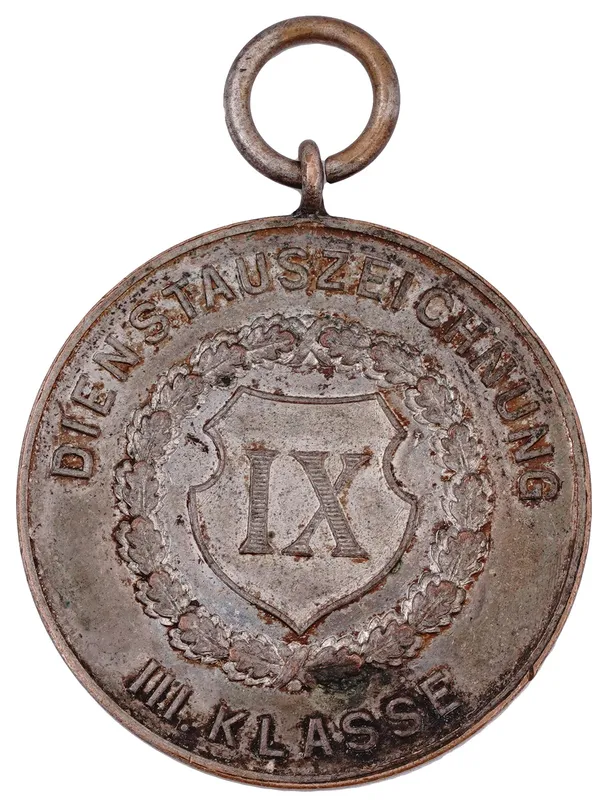 A C. 1913 BAVARIAN LANDWEHR LONG SERVICE MEDAL, 3RD CLASS from auction in New York, New York — image 39