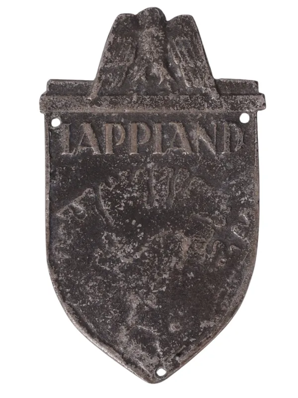 A WW2 GERMAN LAPPLAND CAMPAIGN SHIELD, 1945 from auction in New York, New York — image 3