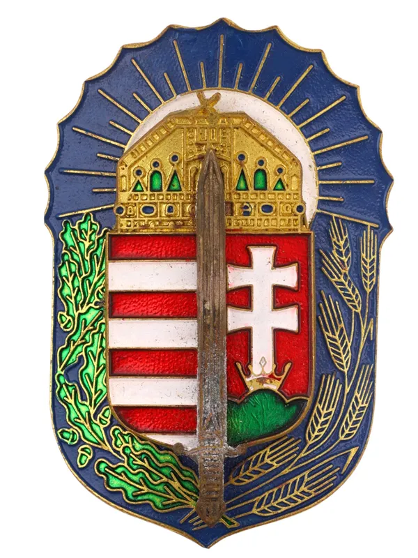 A HUNGARIAN NATIONAL DEFENSE ASSOCIATION (MOVE) BADGE, BY DESCHLER, MUNICH from auction in New York, New York — image 37
