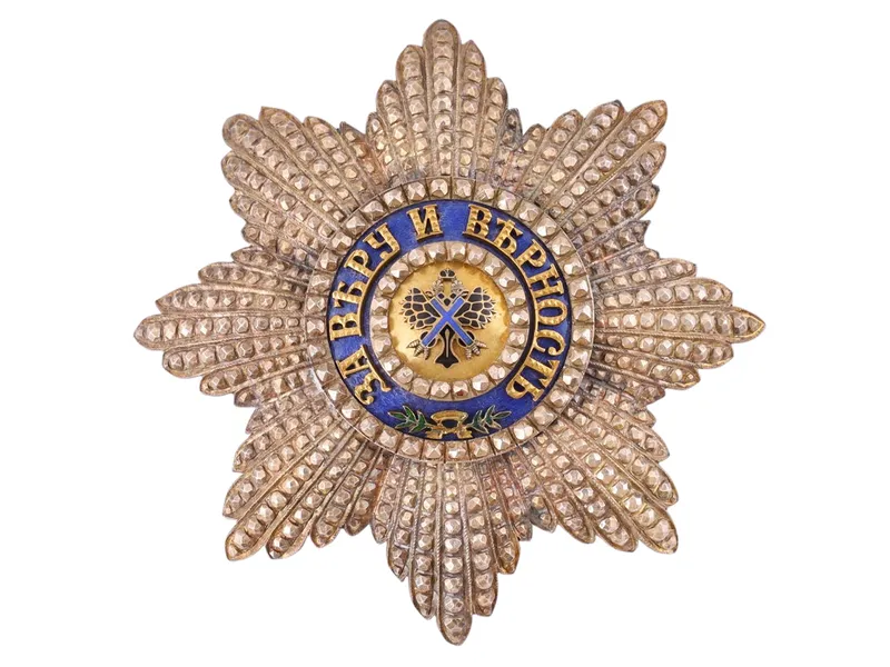 AN IMPERIAL RUSSIAN ORDER OF ST. ANDREW THE FIRST CALLED, BREAST STAR, CA. 1880 from auction in New York, New York — image 35