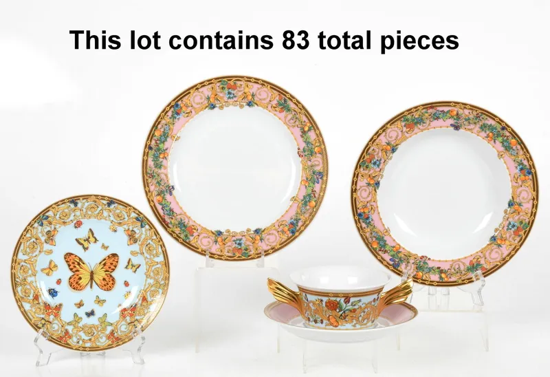 Rosenthal for Versace "Jardin" Pattern Dinnerware from auction in Pineville, Pennsylvania — image 23
