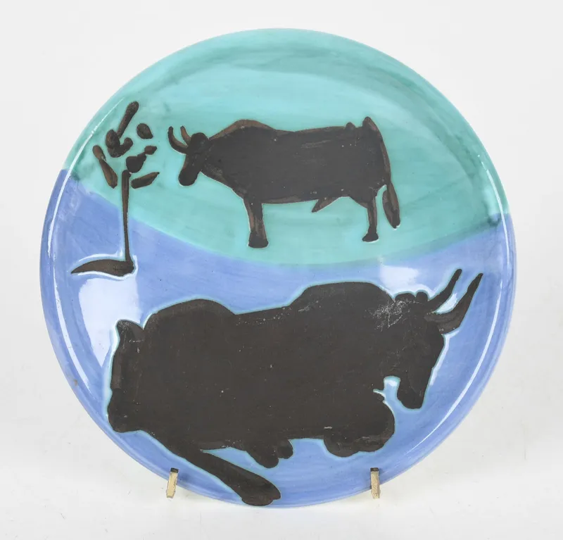 Pablo Picasso (1881-1873), "Toros" Plate from auction in Pineville, Pennsylvania — image 17