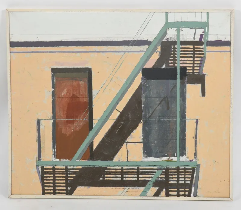 Arthur Morris Cohen (American, 1928-2012), "Fire Escape - 9th Street" from auction in Pineville, Pennsylvania — image 21